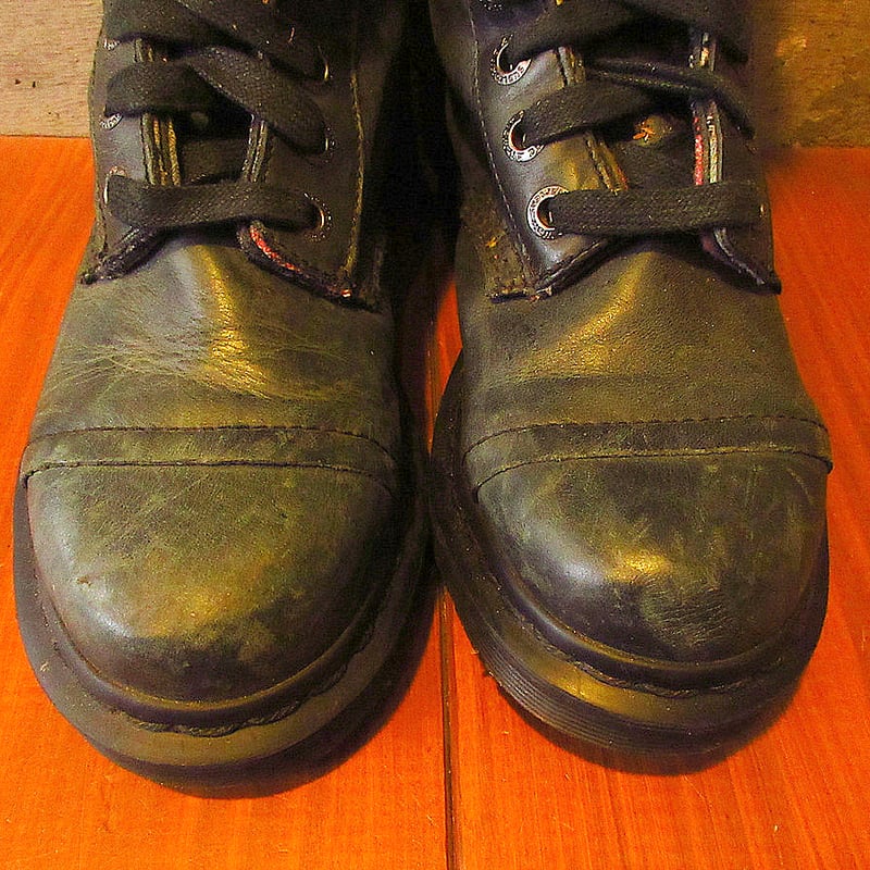 Dr.Martens裏地チェック12ホールブーツ深緑size UK5○231215k6 Dr.Martens裏地チェック12ホールブーツ深緑size UK5○231215k6