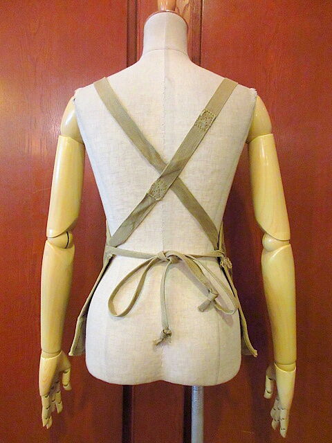 破格　米軍WW I I USAAF40年代コットンキャンバスB-1メカエプロン 破格 米軍WW I I USAAF40年代コットンキャンバスB-1メカエプロン