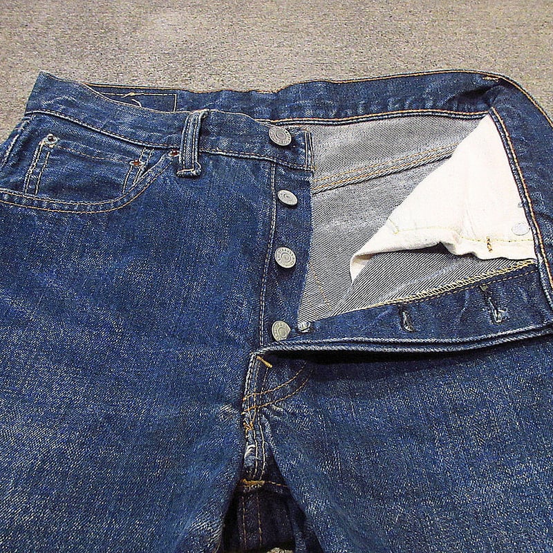 501 Aタイプ　カットオフ ビンテージ　1960年代 ビンテージ60's○Levi's 501 BIG Eデニムカットオフショーツ実寸