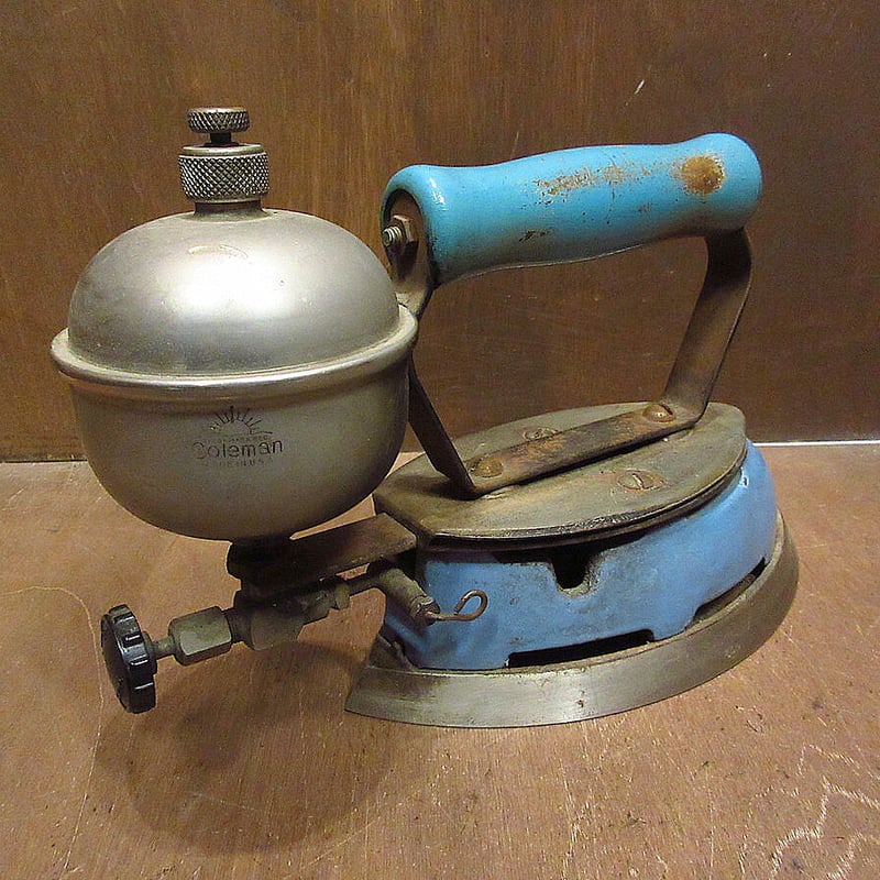 ビンテージ30's40's○Coleman MODEL 4Aガソリンアイロン○210715r8