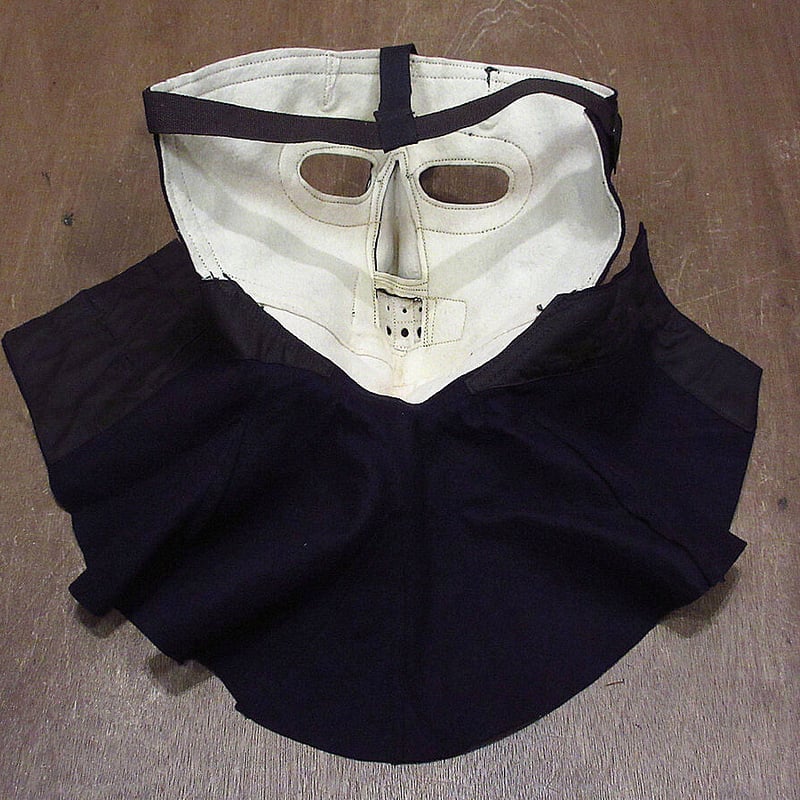 ビンテージ40's○U.S.NAVYウールフェイスマスク紺○220118i2-otacc 19
