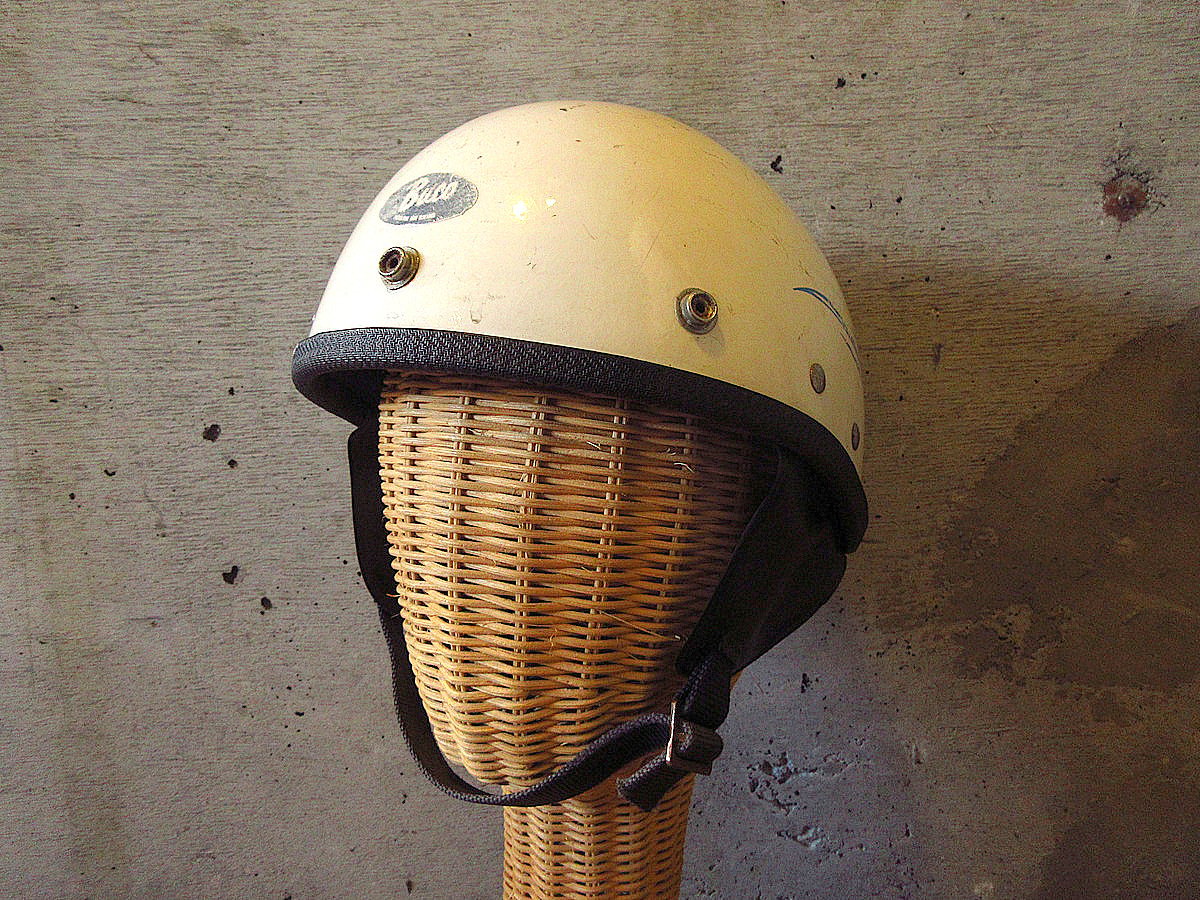 ビンテージ60's○Buco BANTAM？ハーフヘルメット白○240308k7-hlmt 1