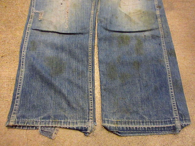 ビンテージ40's○ドナーツボタンデニムペインターパンツ W74cm
