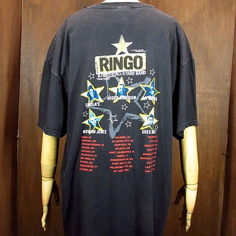 オールスポーツ USA製 90年代 リンゴ・スター 2001 ツアー Tシャツ オールスポーツ USA製 90年代 リンゴ・スター 2001 ツアー Tシャツ