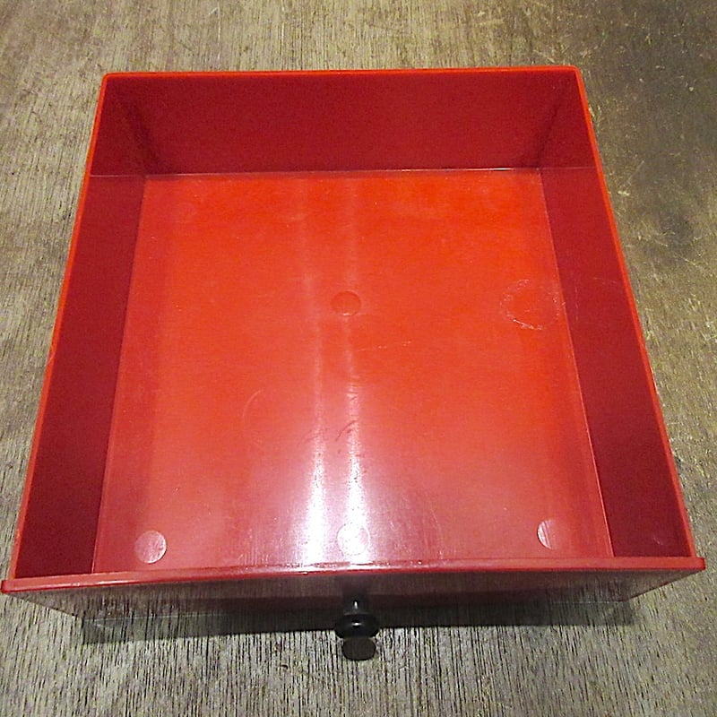 ビンテージ○InterDesignプラスチックミニボックス赤A○260331n6-bxs