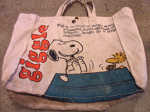 ビンテージ70's○ピーナッツキャンバストートバッグ○201126f2-bag-tt
