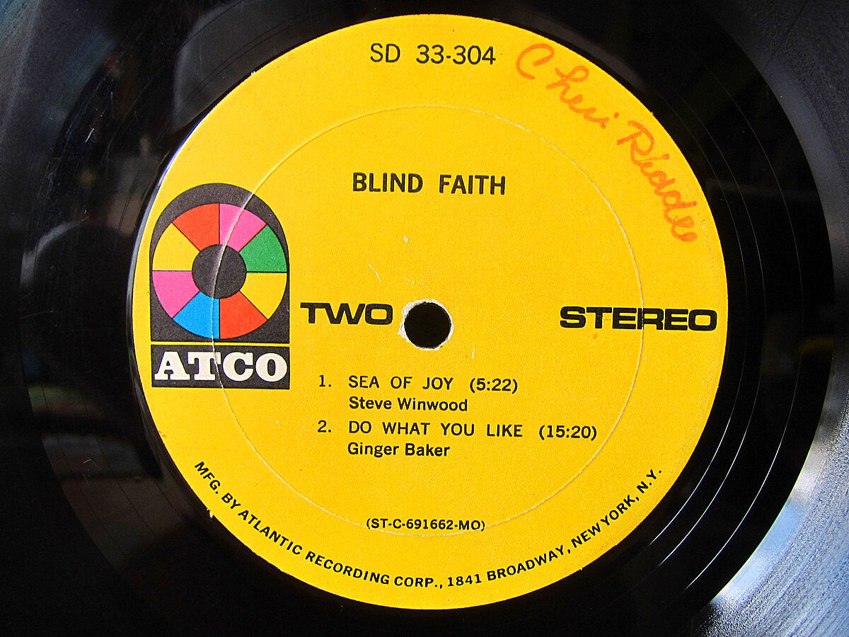 BLIND FAITH ATCO RECORDS 発禁ジャケットSD 33-304○21072