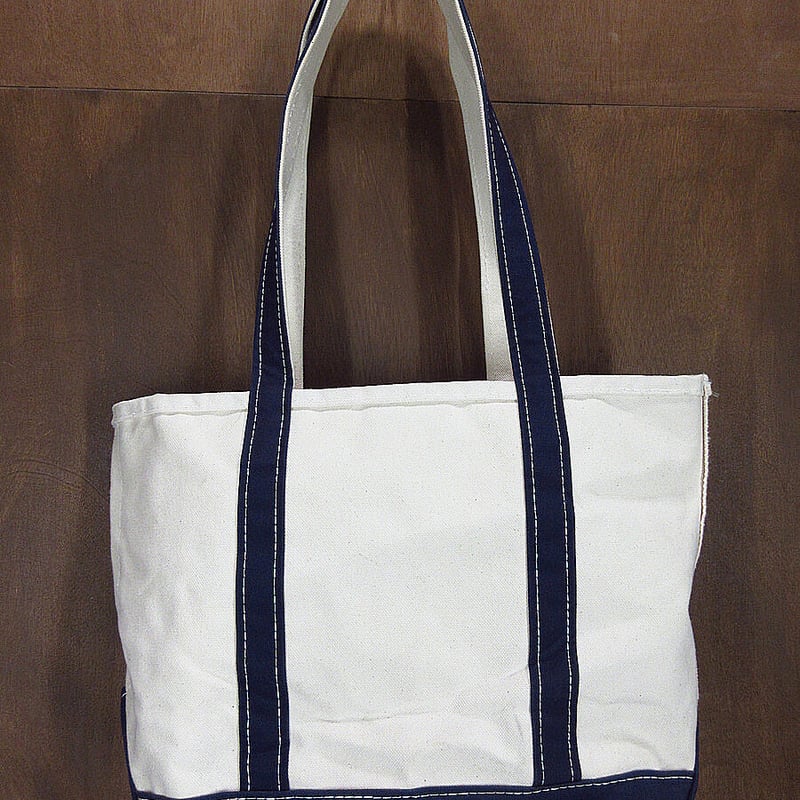 トートバッグ 白と紺のパターン キャンバス トートバッグ 白と紺のパターン キャンバス