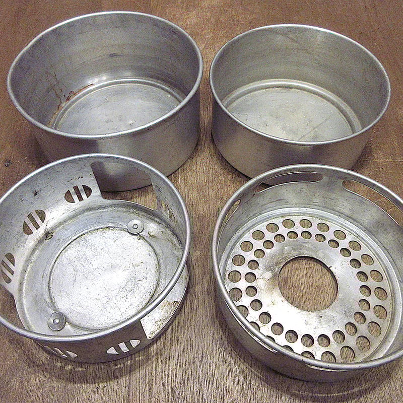 ビンテージ○SIGGアルミクッカーset of 4○231221j4-otdeqpアウトドアキ