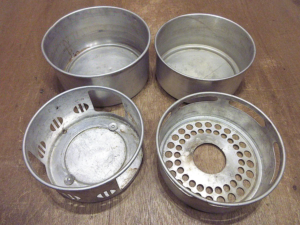 ビンテージ○SIGGアルミクッカーset of 4○231221j4-otdeqp
