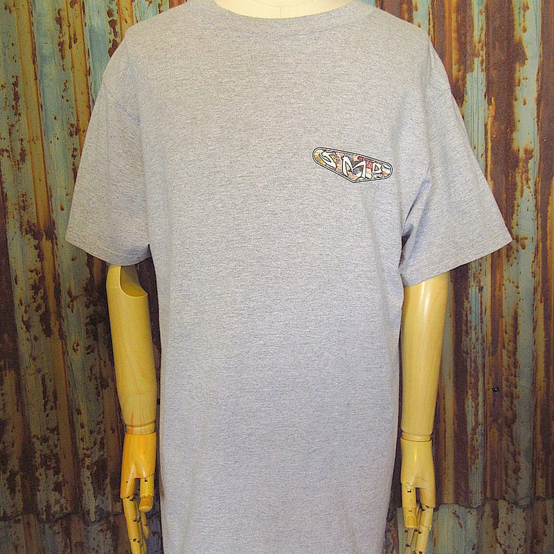 ビンテージ90's○SMPプリントTシャツグレーsize L○240911j5-m ビンテージ90's○SMPプリントTシャツグレーsize L○240911j5-m