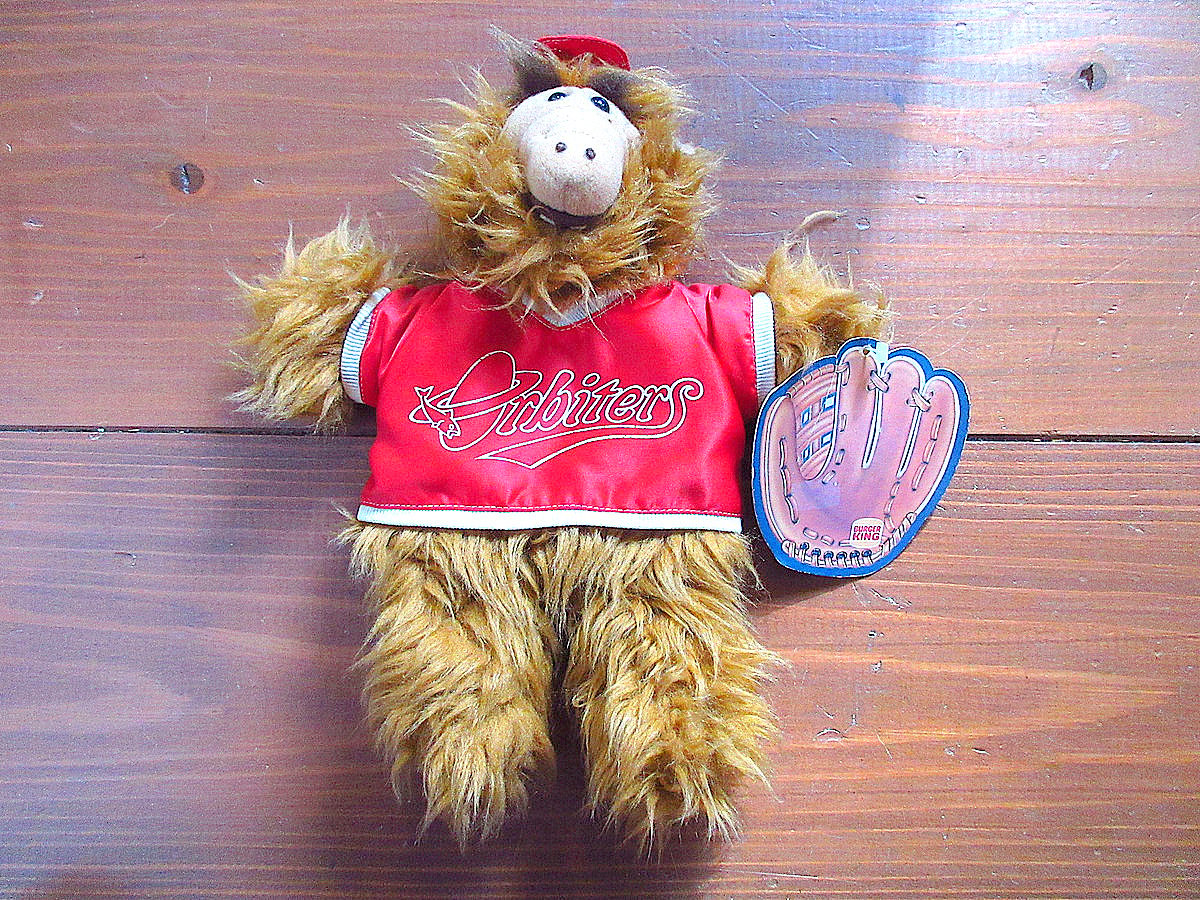 ALF ぬいぐるみ 80s ヴィンテージ　パペット　シェフ　バスケ　タグ付き original