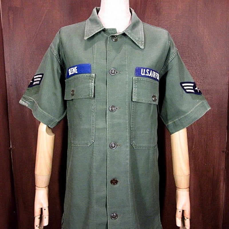 【希少サイズ】60s 米軍 実物US.AIR FORCE OG107半袖 希少サイズ】60s 米軍 実物US.AIR FORCE OG107半袖 - メルカリ