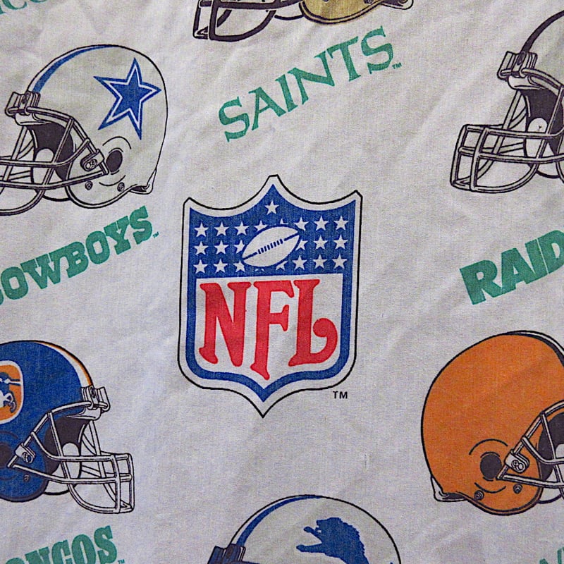 ビンテージNFLカーテン二枚アメリカンフットボール