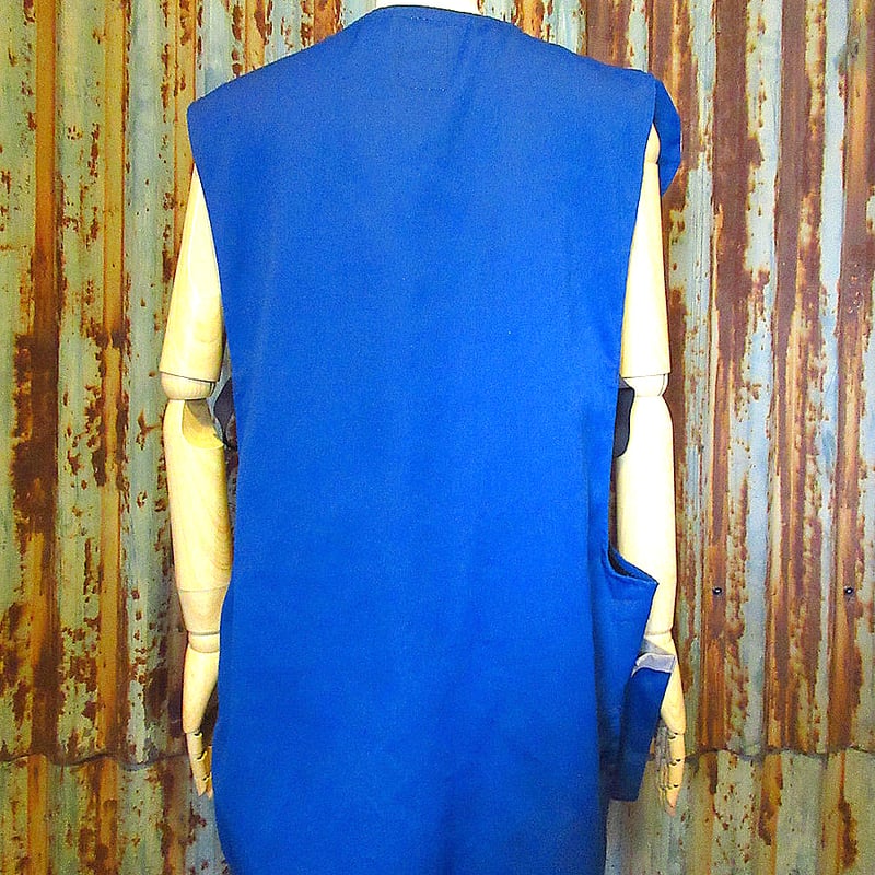 ビンテージ○bob allen シューティングベスト青size XL ビンテージ○bob allen シューティングベスト青size XL