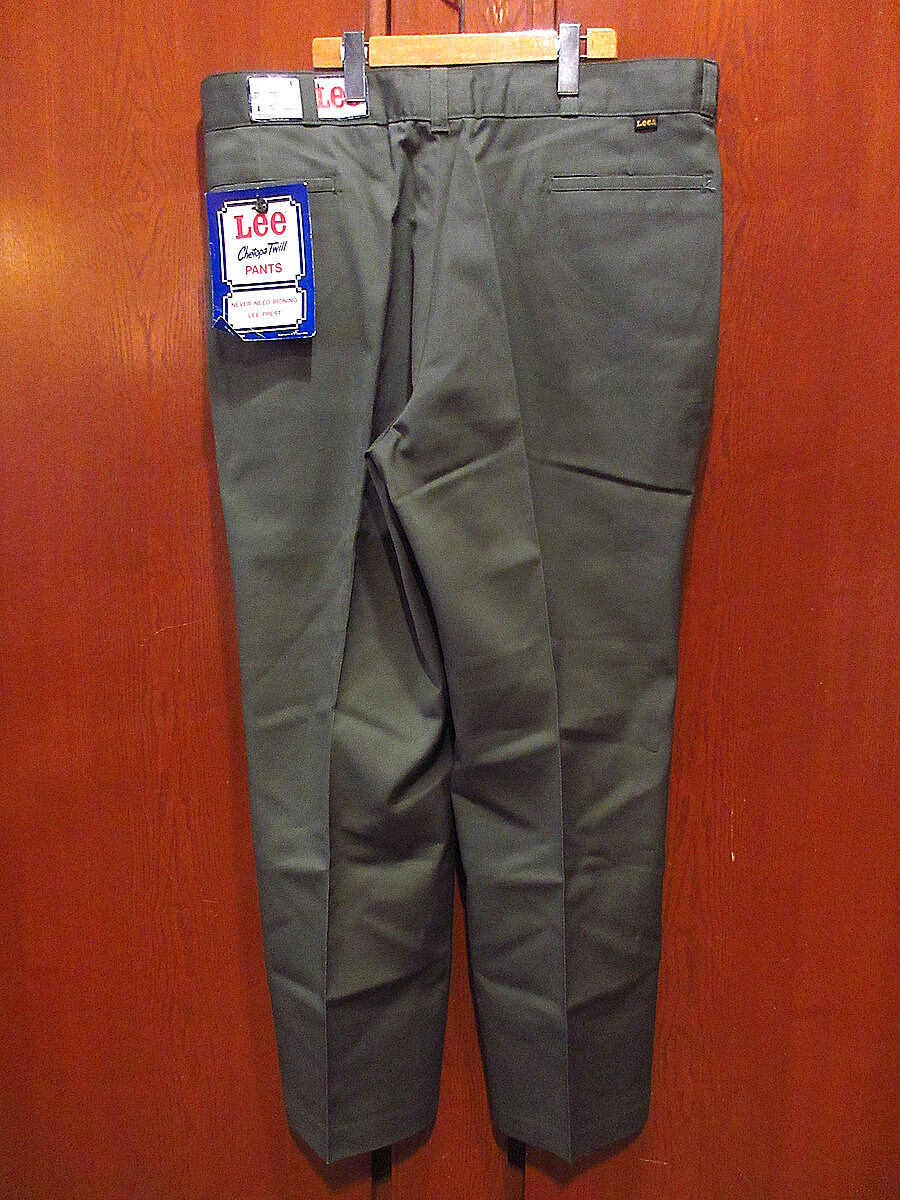 ビンテージ70's○DEADSTOCK Lee Chetopa Twillワークパンツ表記W4