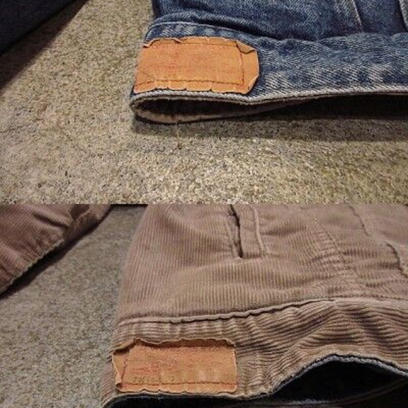 ビンテージ80's○Levi's 70548デニム×コーデュロイリバーシブル