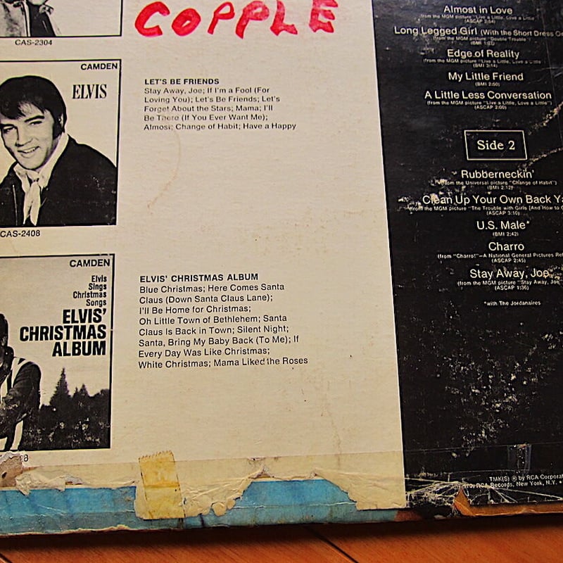 ELVIS PRESLEY○almost in love RCA Camden CAS-24