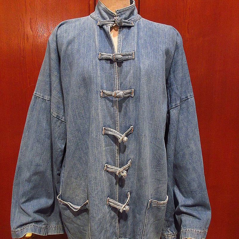 よっちゃんさん専用　ビンテージ　チュニック　ジャケット　ww1 M-1912 ビンテージ70's○DISCOVERYデニムカンフージャケットsize M