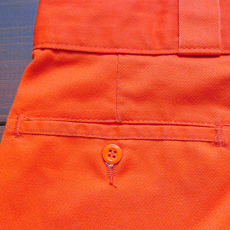 ビンテージ90's00's○Dickies 874ワークパンツオレンジ実寸W96cm○2504