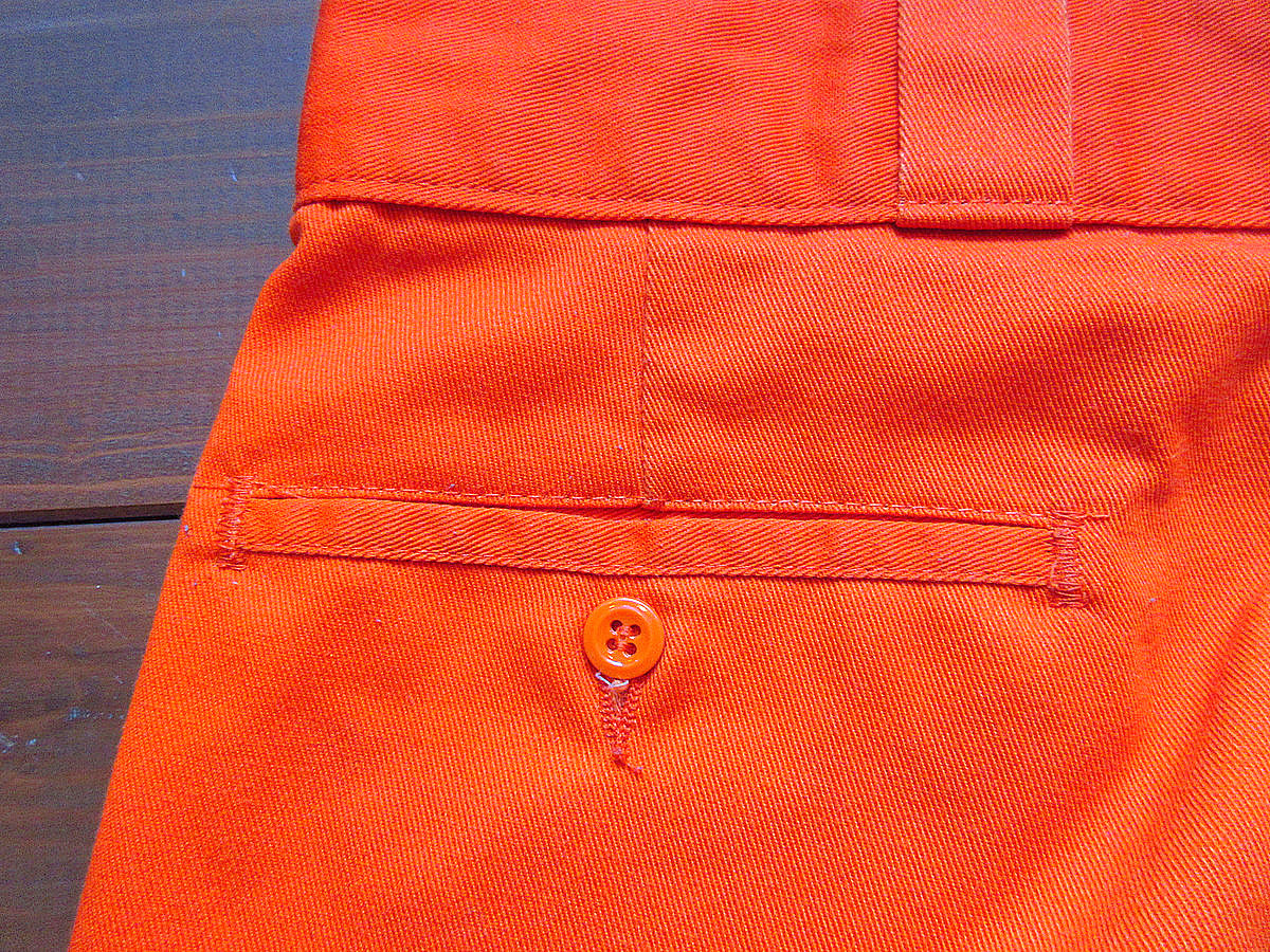 ビンテージ90's00's○Dickies 874ワークパンツオレンジ実寸W96cm○2504