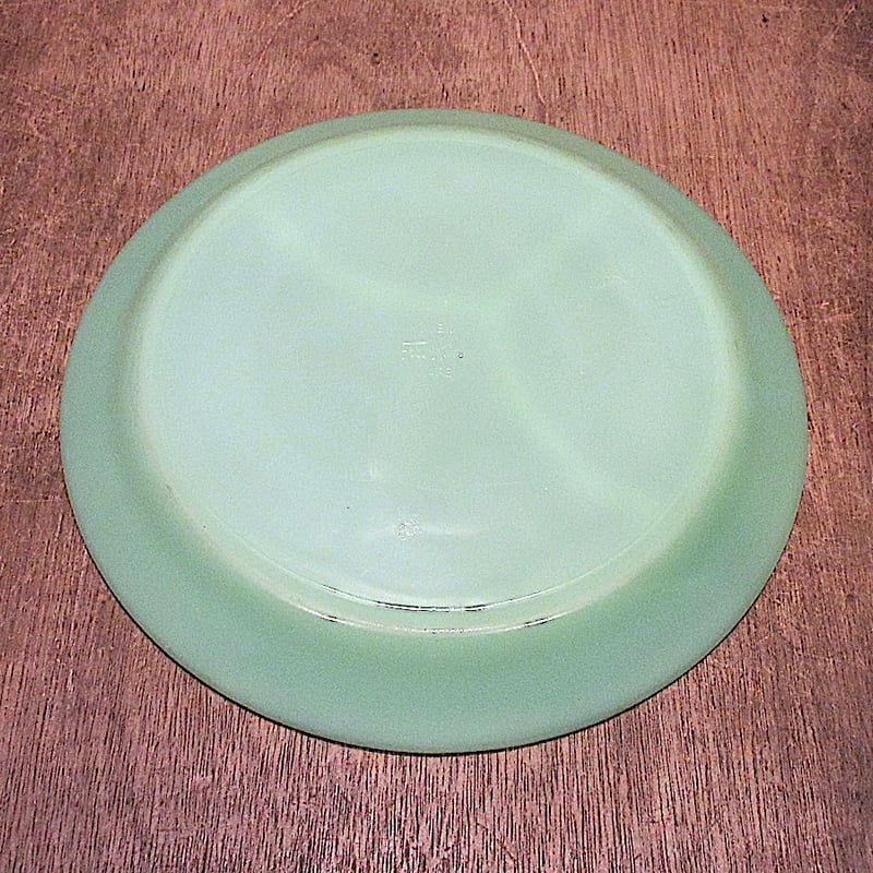 ビンテージ○Fire Kingジェダイ3コンパートメントプレートA○260209n7