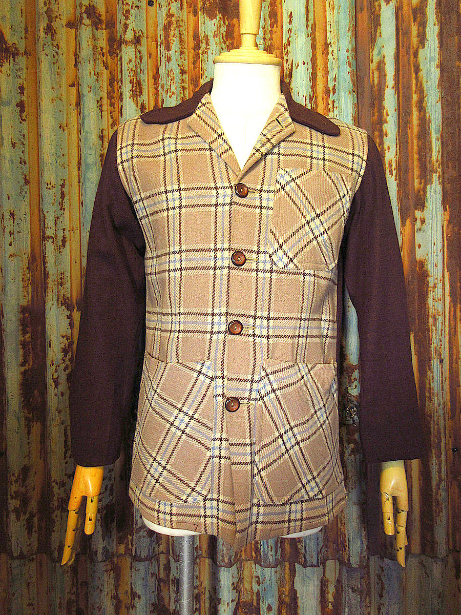 1940s-50s ウールシャツ　ジャケット　ボックス 1940s-50s ウールシャツ ジャケット ボックス