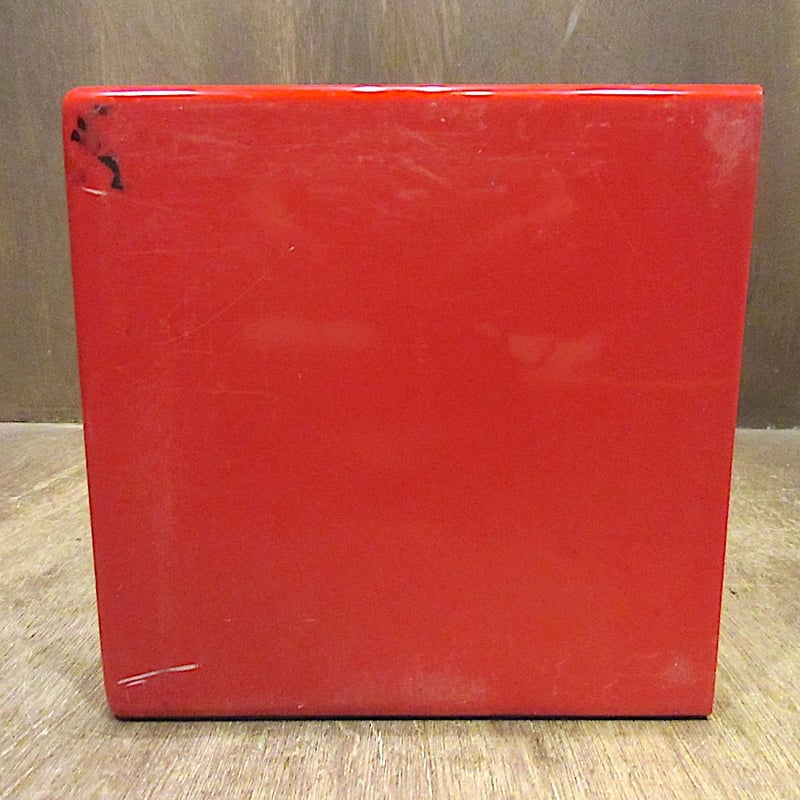 ビンテージ○InterDesignプラスチックミニボックス赤A○260331n6-bxs