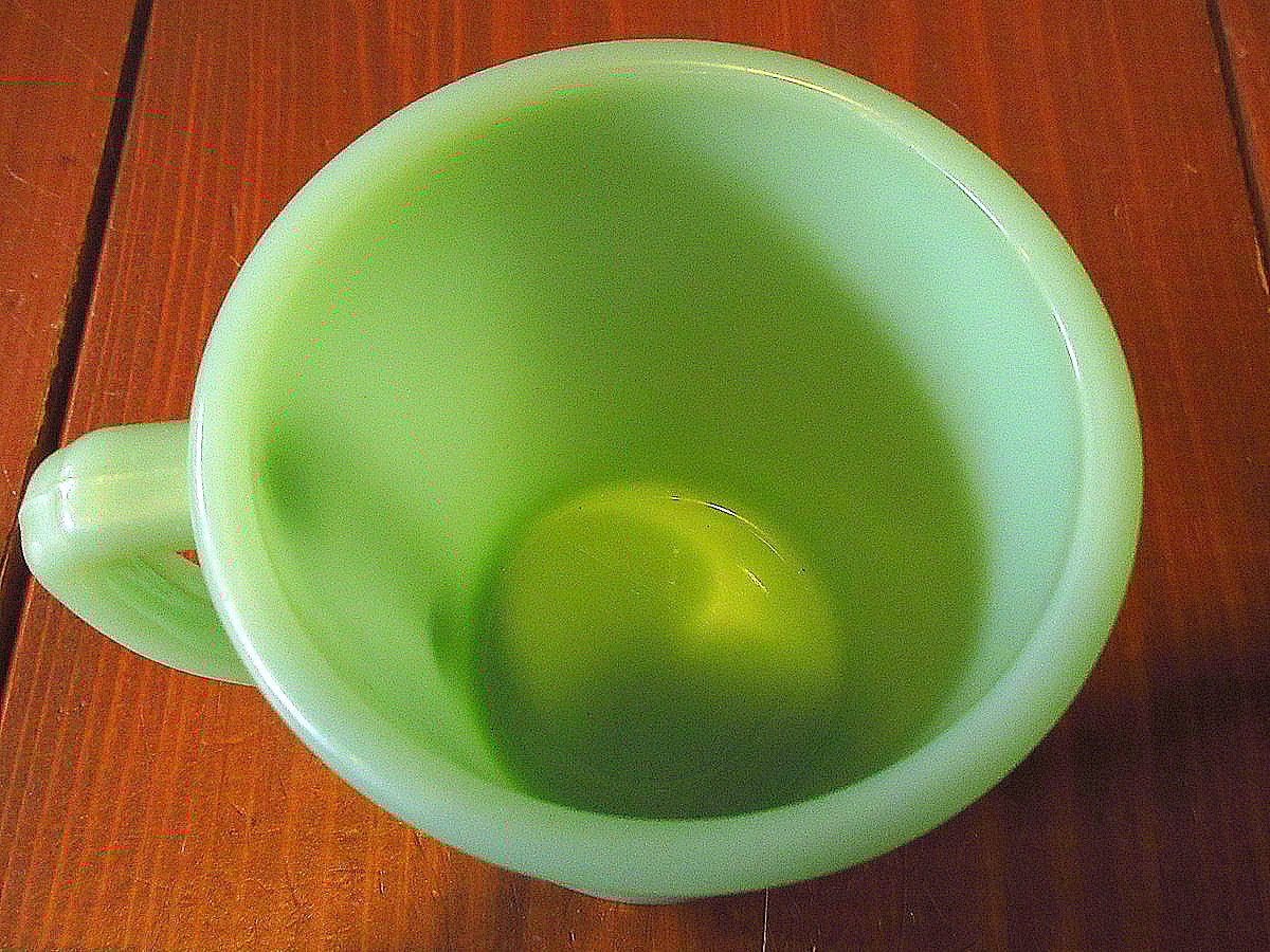 ファイヤーキング　ジェタイ　ビンテージ ○ ファイヤーキング FIRE KING ジェダイ JADE-ITE エキストラ