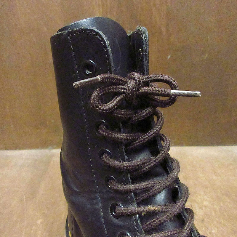 ビンテージ○Dr.Martens 10ホールブーツ黒○240207j4-m-bt-26cmイン