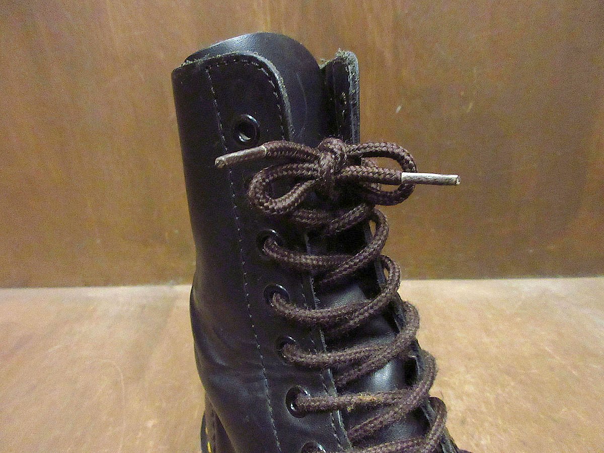 ビンテージ○Dr.Martens 10ホールブーツ黒○240207j4-m-bt-26cmイン