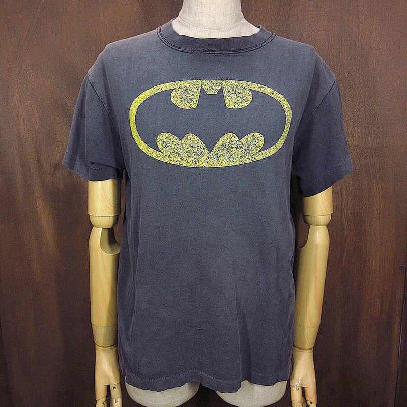 80's ヴィンテージ 古着 BATMAN バットモービル プリント Tシャツ BATMAN プリント Tシャツ - 古着屋グレープフルーツ ムーン