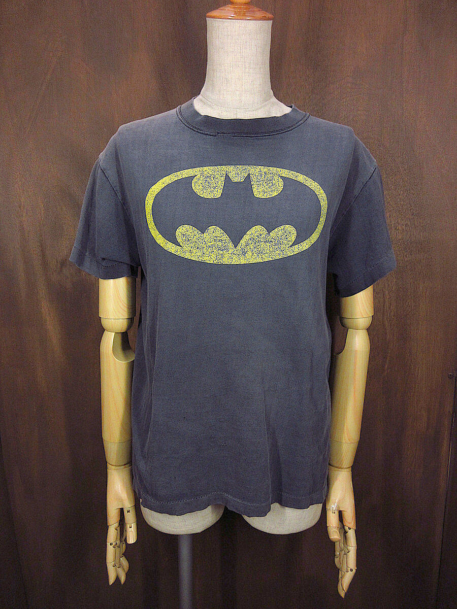 入手困難　batman 80's ビンテージTシャツ　バッドマン　vintage 80s BATMAN バットマン DCコミック Tシャツ 半袖 バットシグナル
