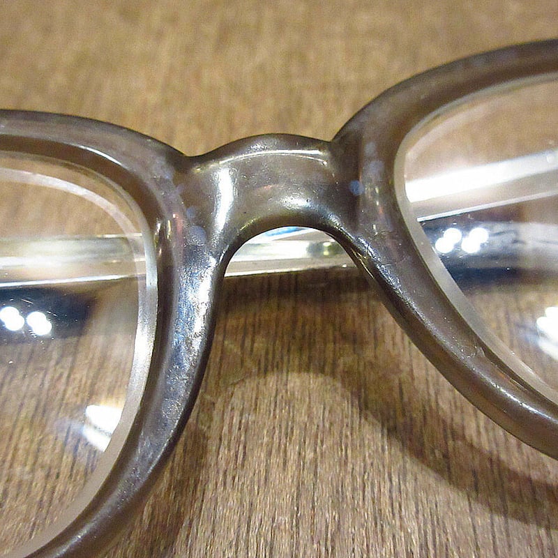 ビンテージ60's○FENDALLウェリントンセーフティ眼鏡グレー○220719i2