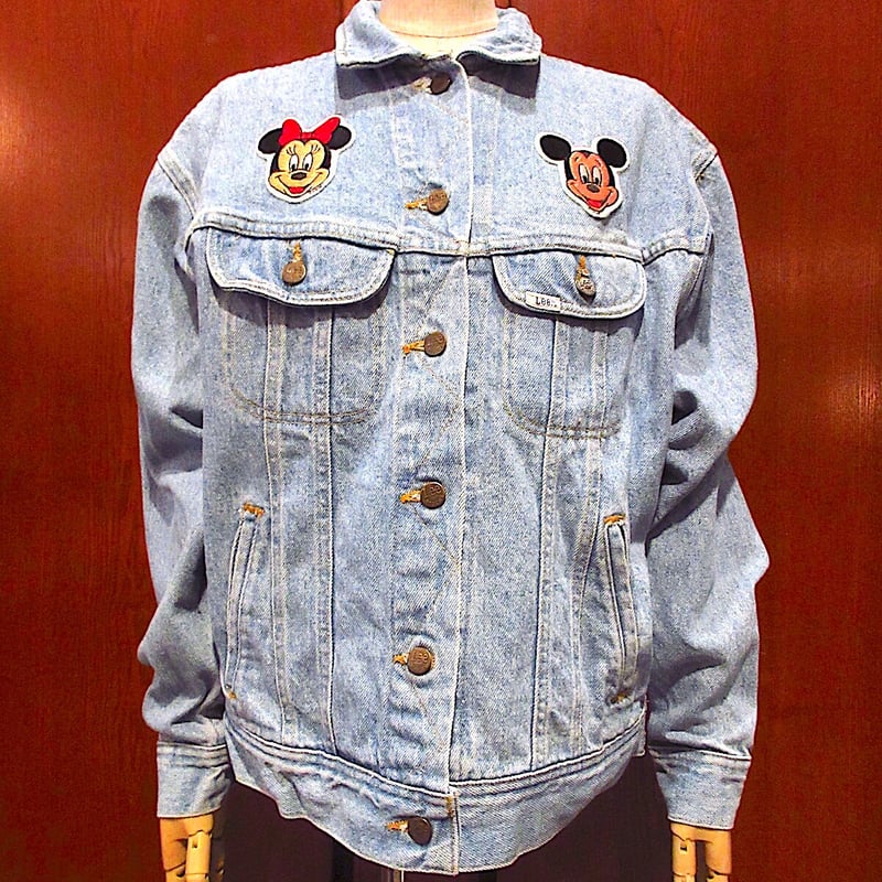 ビンテージ80's90's○レディースLeeワッペン付きデニム ビンテージ80's90's○レディースLeeワッペン付きデニム