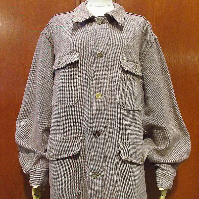 BLACK BEAR 40s 50s ビンテージ オンブレ マッキーノジャケット 50s BLACK BEAR Wihpcord Hunting Jacket | VOLAR