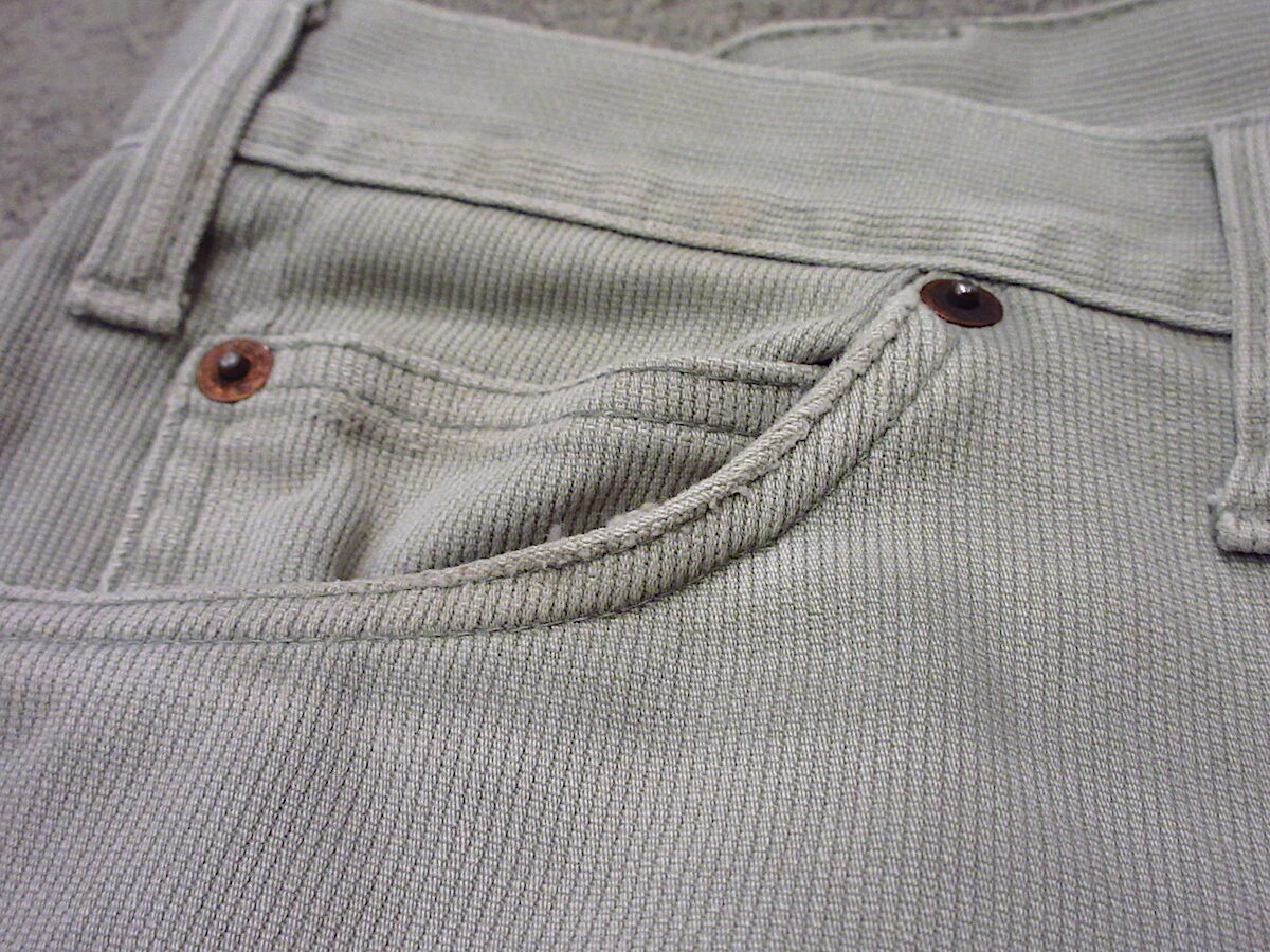 ビンテージ60's○Levi's 519ピケBIG Eグレー実寸W81cm○220420i5- ビンテージ60's○Levi's 519ピケBIG Eグレー実寸W81cm○220420i5-