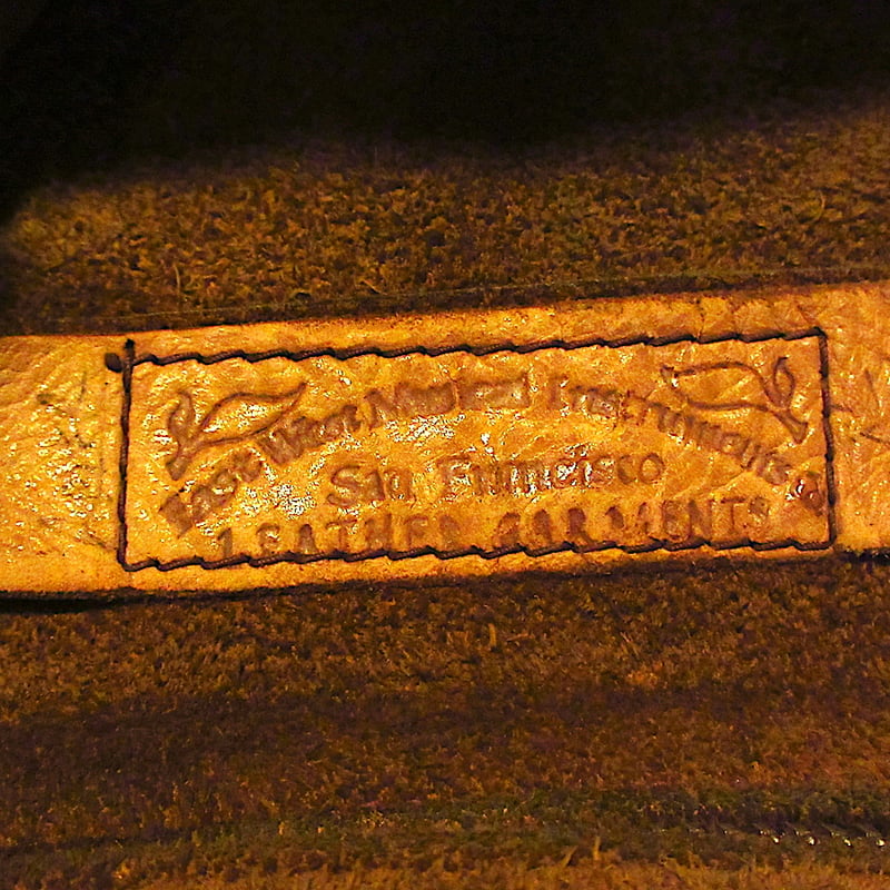 ビンテージ70's○East West Musical Instruments Co.レザージ