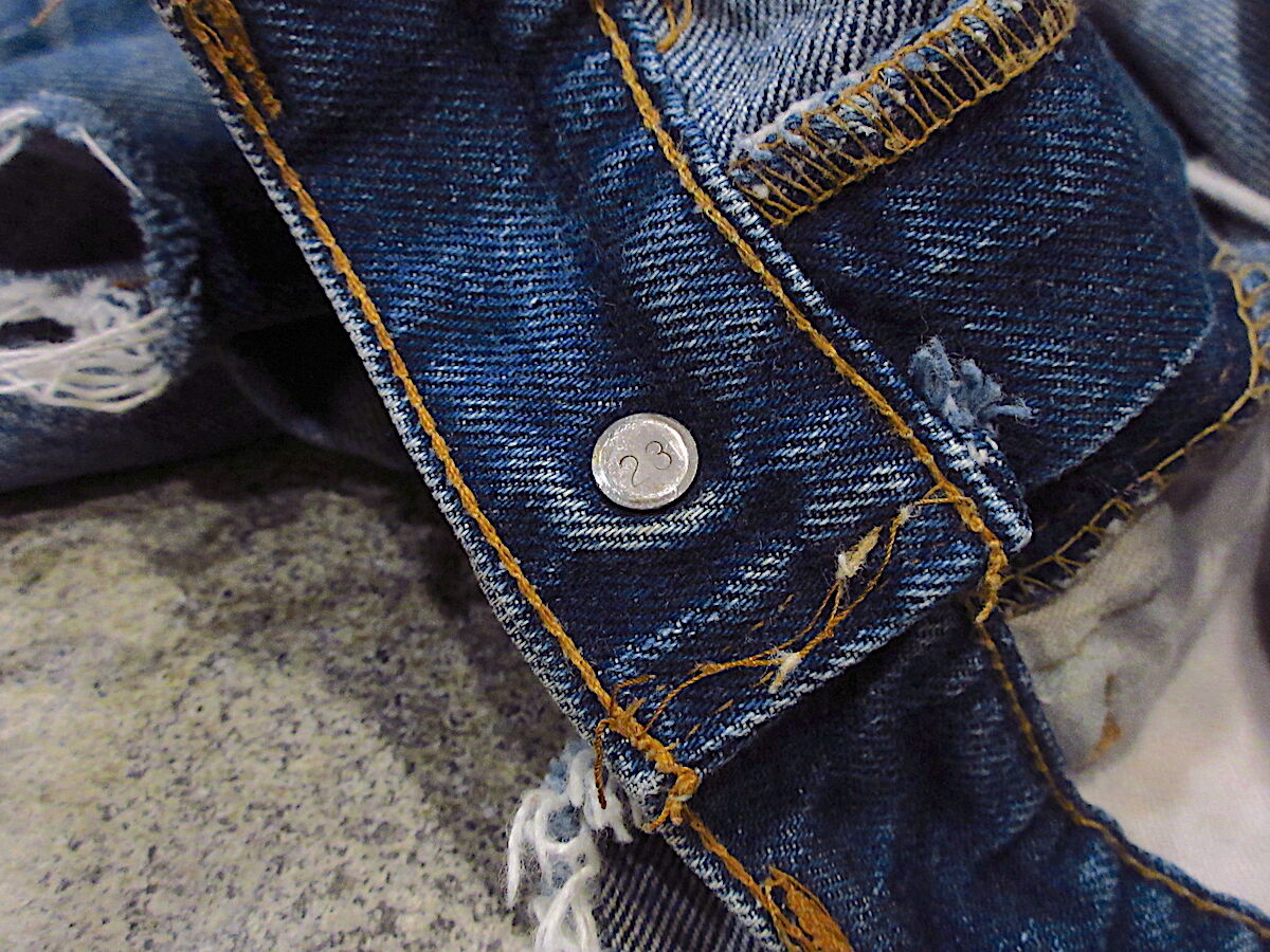 ビンテージ60's70's○Levi's 646 or 684デニムカットオフショーツ