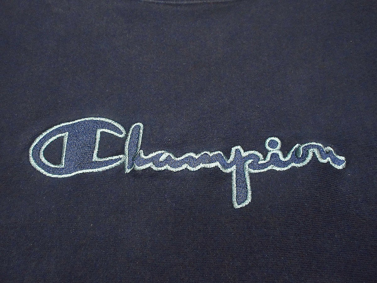 ビンテージ90's○Championリバースウィーブスウェット紺size XXL