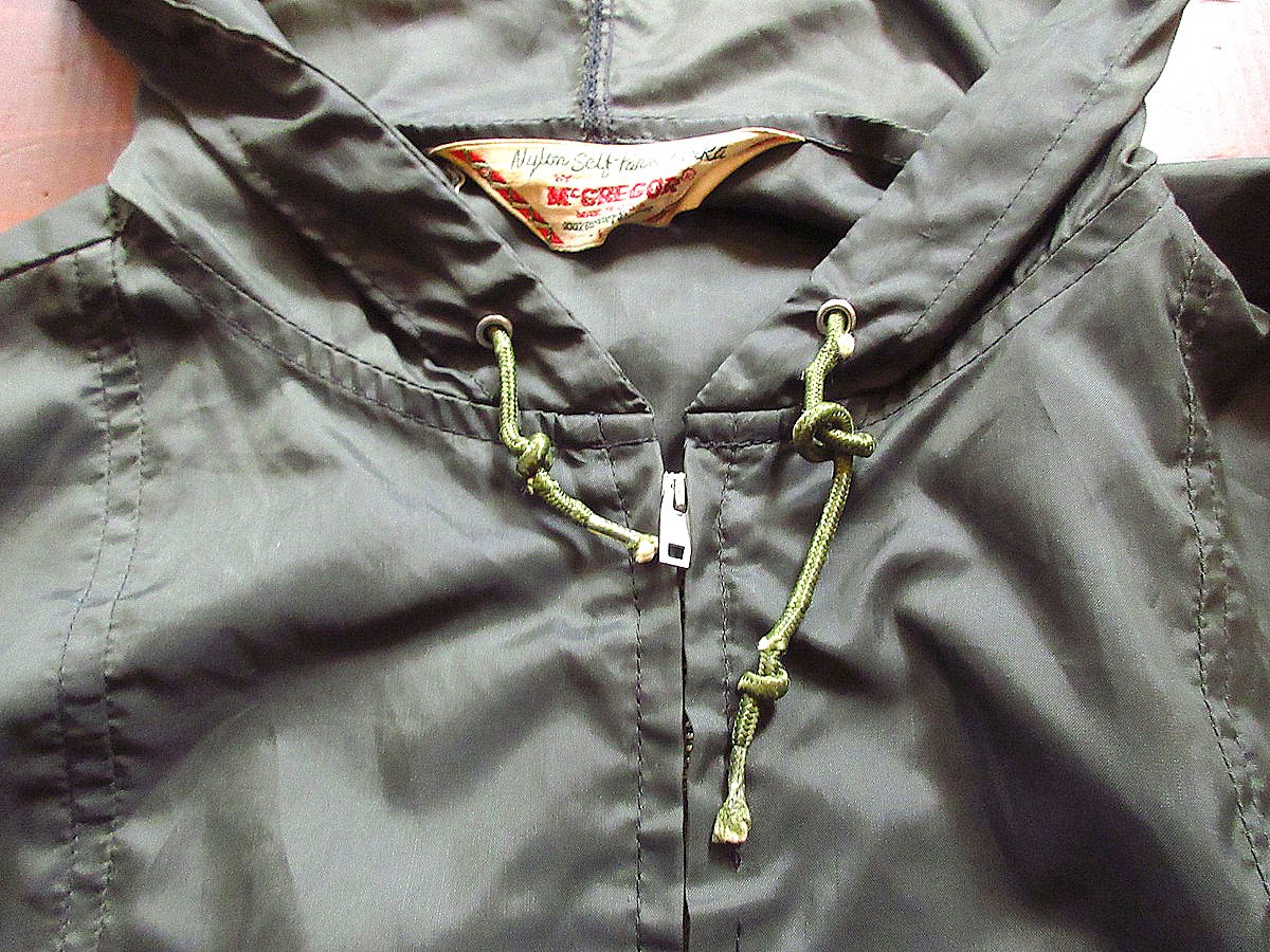 ビンテージ60's○McGREGORナイロンアノラックパーカsize L○240423k2-m