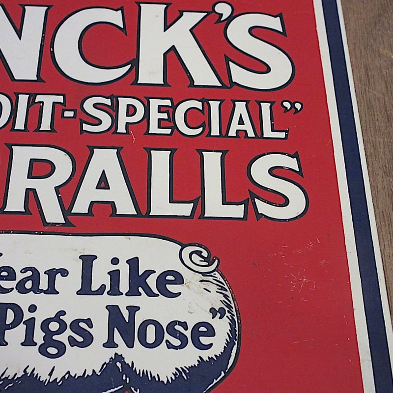 FINCK'S○DETROIT-SPECIAL OVERALLSメタルサイン○250709z6