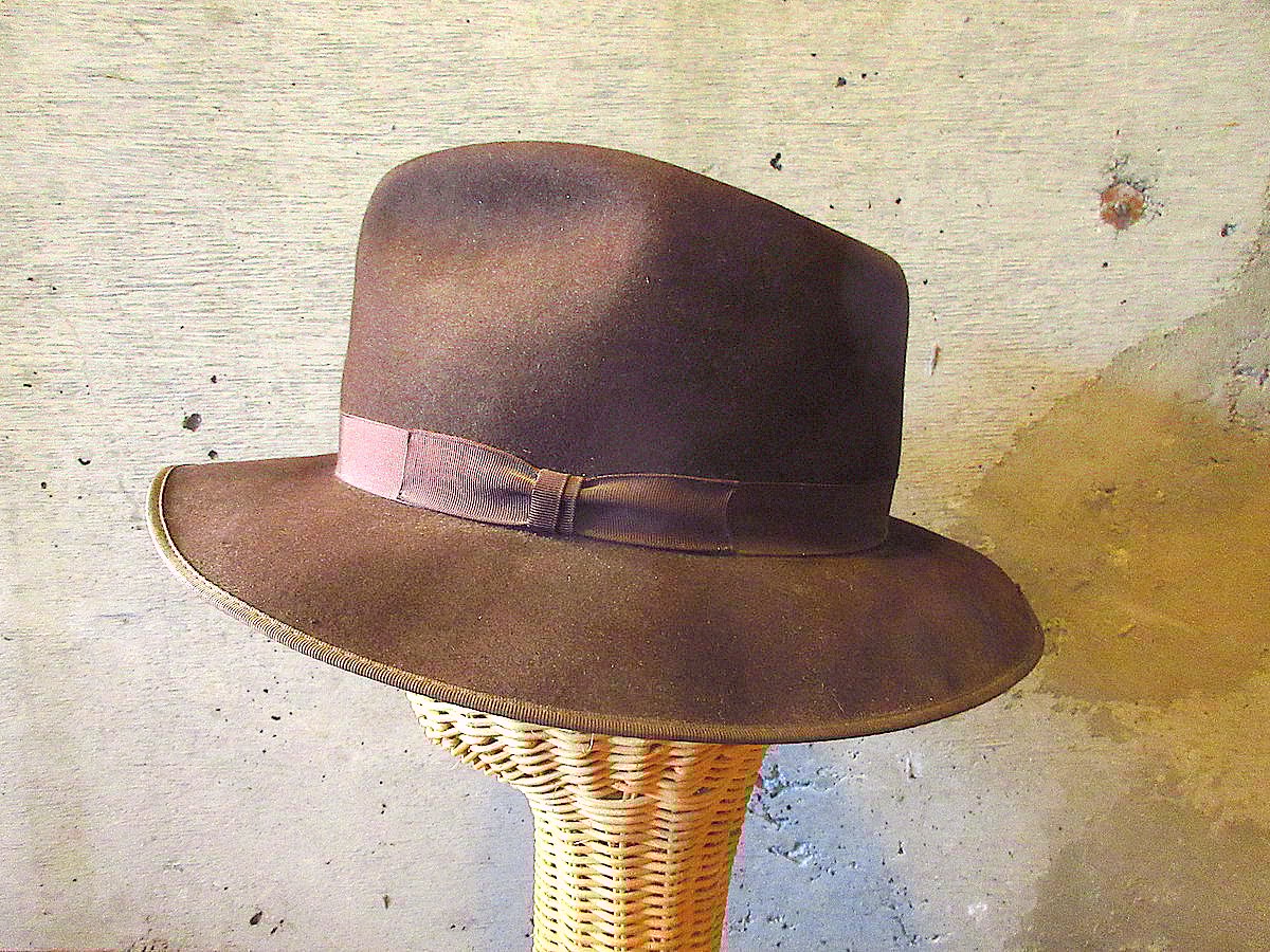 50's TEMPLEFORM フェドラハット 実寸59cm 検索stetson 50's TEMPLEFORM フェドラハット 実寸59cm 検索stetson 50's