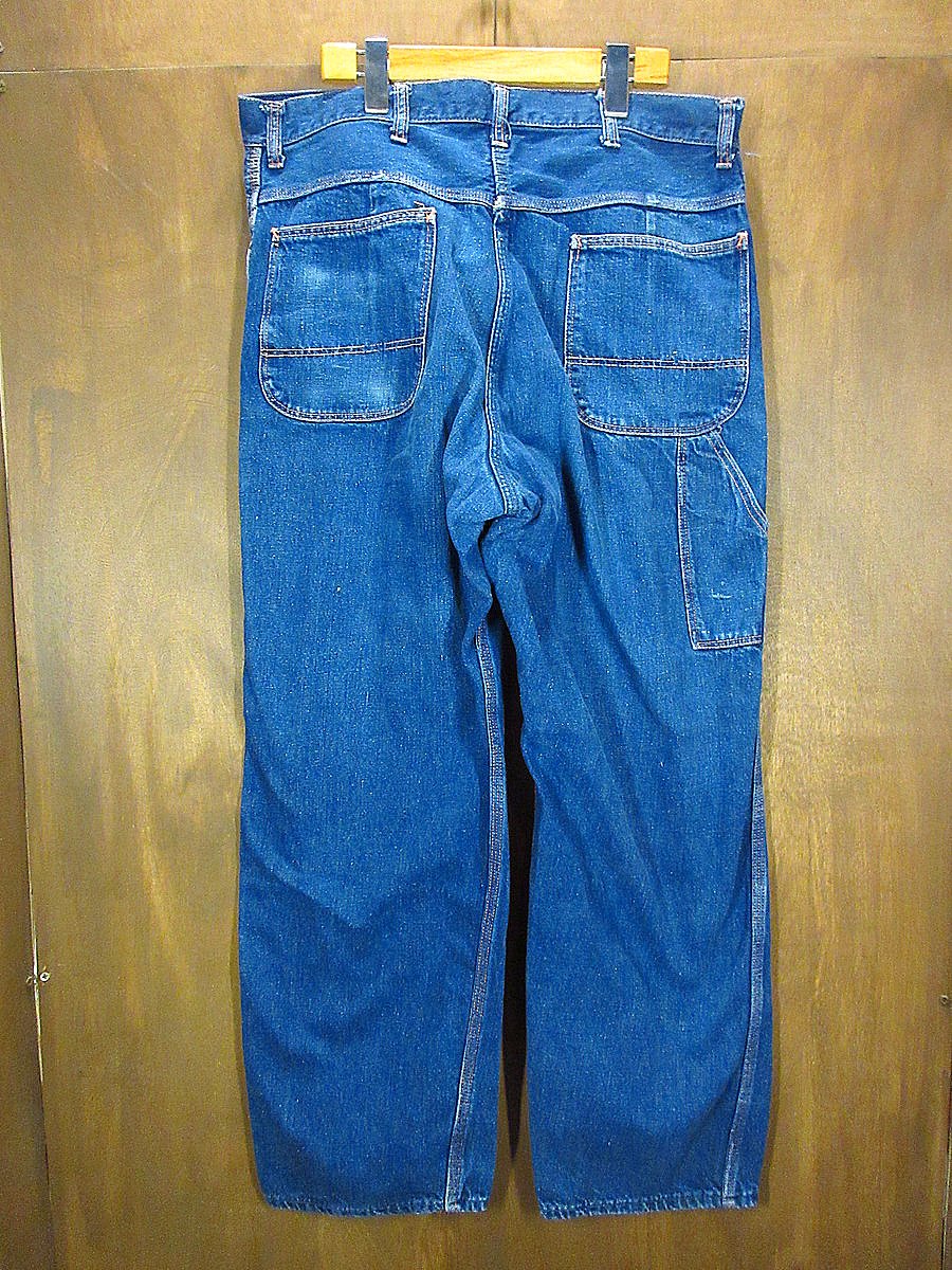 ビンテージ60's○BIG MACデニムペインターパンツ実寸W88cm ビンテージ60's○BIG MACデニムペインターパンツ実寸W88cm