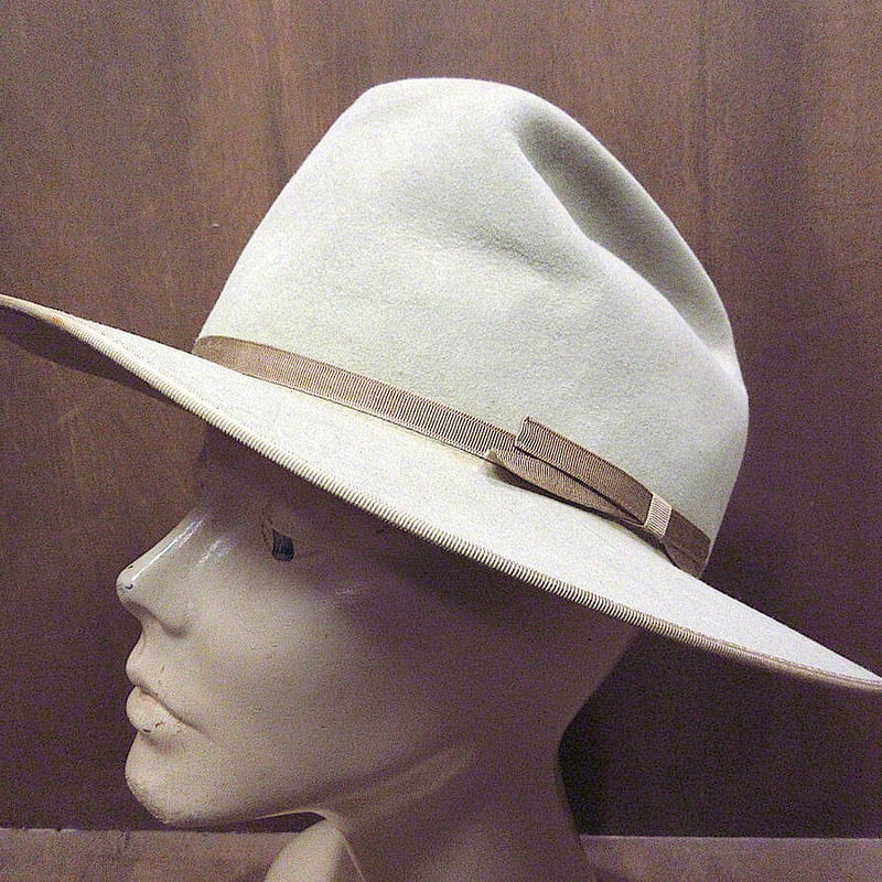 ビンテージ○STETSONキャトルマンハット○220720s7-m-ht-flt ビンテージ○STETSONキャトルマンハット○220720s7-m-ht-flt