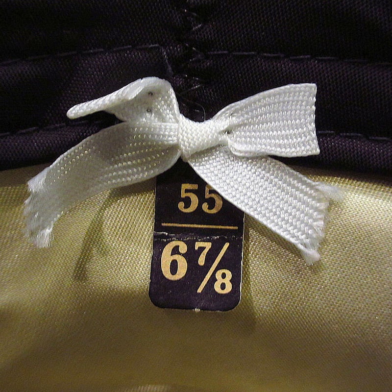 ビンテージ80's○STETSON INDIANA JONESフェドラハット黒6 7/8○21