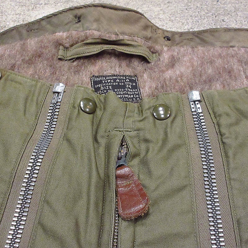ビンテージ40's○USAAF A-11Aフライトパンツ実寸W92cm○240420i7-m-