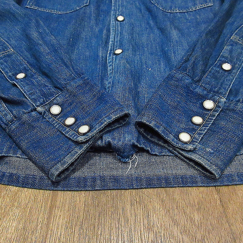 ビンテージ50's○Levi'sショートホーンデニムループカラーウエスタン