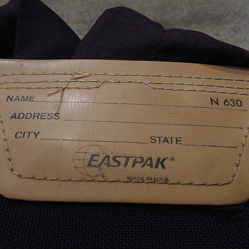 ビンテージ80's90's○MADE IN U.S.A.EASTPAKボトムレザーバックパック