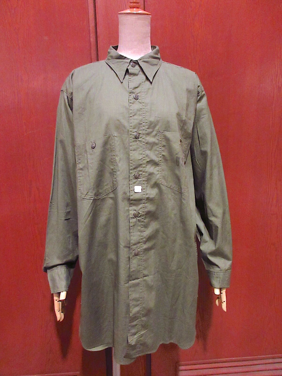 ビンテージ40's○DEADSTOCK U.S.NAVY N-3マチ付きコットン